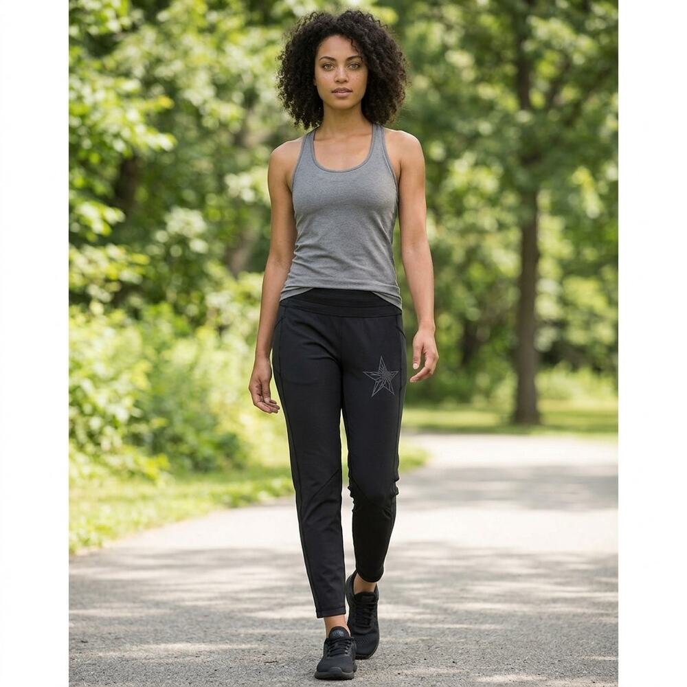 Lululemon Black Graphic Print Leggings Women See Measurements